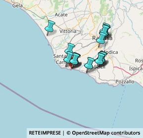 Mappa Lungomare Mediterraneo, 97010 Marina di Ragusa RG, Italia (10.7665)