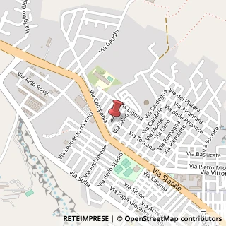 Mappa Via Simeto, 3, 97014 Ispica, Ragusa (Sicilia)