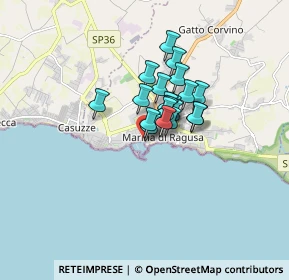 Mappa Via S. Remo, 97010 Marina di Ragusa RG, Italia (1.105)