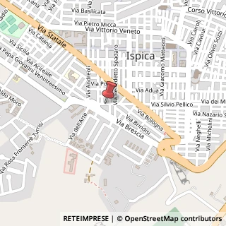 Mappa Via Silvio Pellico, 4, 97014 Ispica, Ragusa (Sicilia)