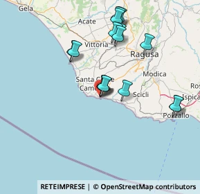 Mappa Via Lipari, 97010 Marina di Ragusa RG, Italia (16.308)