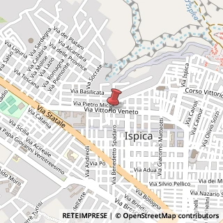 Mappa Via V. Veneto, 63, 97014 Ispica, Ragusa (Sicilia)