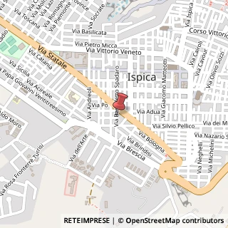 Mappa Via Spadaro Benedetto, 14, 97014 Ispica, Ragusa (Sicilia)