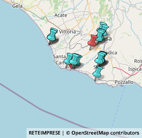 Mappa Via della Riviera, 97010 Marina di Ragusa RG, Italia (13.0175)