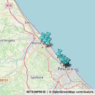 Mappa Via Piave, 65015 Montesilvano PE, Italia (3.33167)