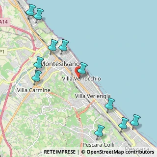 Mappa Via Piave, 65015 Montesilvano PE, Italia (2.89818)