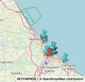 Mappa Via Napoli, 65015 Montesilvano PE, Italia (5.58455)