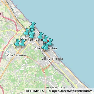 Mappa Via Napoli, 65015 Montesilvano PE, Italia (1.495)