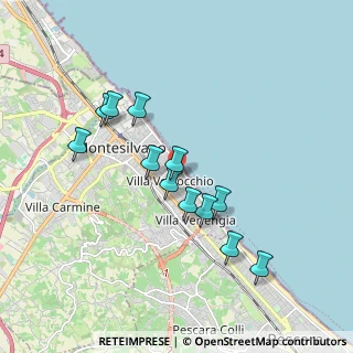Mappa Via Napoli, 65015 Montesilvano PE, Italia (1.72583)