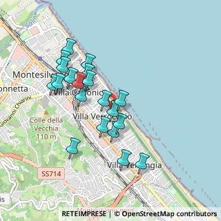 Mappa Via Napoli, 65015 Montesilvano PE, Italia (0.869)