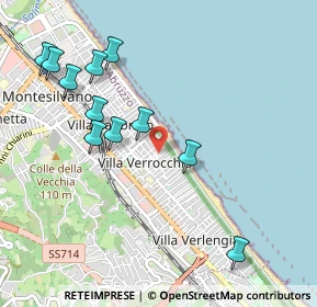 Mappa Via Napoli, 65015 Montesilvano PE, Italia (1.12545)