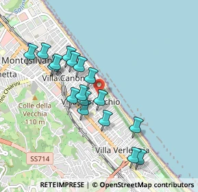Mappa Via Napoli, 65015 Montesilvano PE, Italia (0.90353)