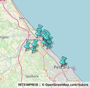 Mappa Via Napoli, 65015 Montesilvano PE, Italia (2.07692)