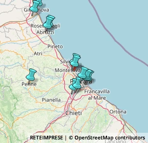 Mappa Via Napoli, 65015 Montesilvano PE, Italia (14.01)