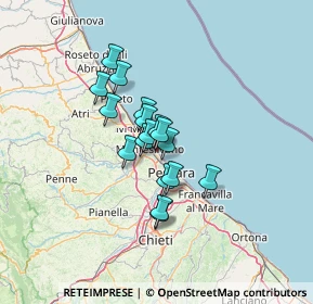 Mappa Via Napoli, 65015 Montesilvano PE, Italia (9.07412)