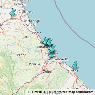 Mappa Via Napoli, 65015 Montesilvano PE, Italia (33.94)
