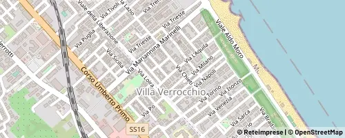 Mappa Montesilvano