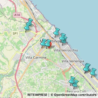 Mappa Via Fonte dell'Abbazia, 65015 Montesilvano PE, Italia (2.57583)