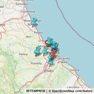 Mappa Via Fonte dell'Abbazia, 65015 Montesilvano PE, Italia (8.64143)