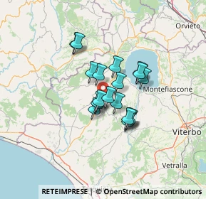 Mappa 01010 Cellere VT, Italia (9.10895)