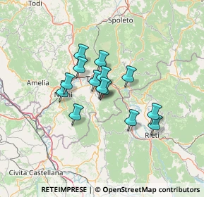 Mappa Vocabolo Molenano, 05039 Stroncone TR, Italia (9.89143)