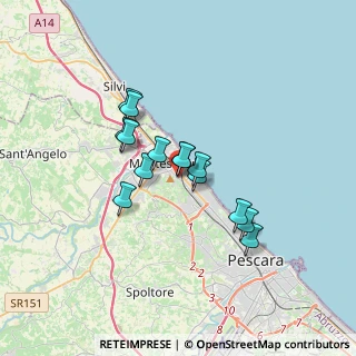 Mappa Via C.A. dalla Chiesa, 65015 Montesilvano PE, Italia (2.62143)