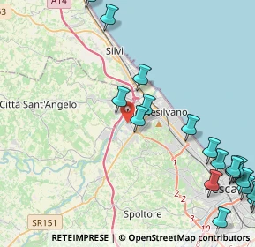 Mappa Via Inn, 65015 Montesilvano PE, Italia (6.14222)