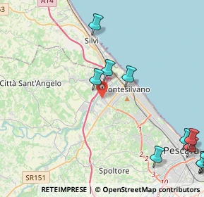 Mappa Via Inn, 65015 Montesilvano PE, Italia (6.65833)
