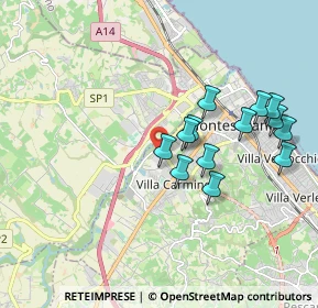 Mappa Via Inn, 65015 Montesilvano PE, Italia (1.82077)