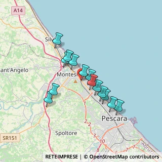 Mappa Corso Umberto I, 65015 Montesilvano PE, Italia (2.96286)