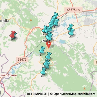 Mappa Località Scogliara, 05035 Narni TR, Italia (3.7085)