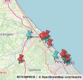 Mappa 65016 Montesilvano PE, Italia (4.41071)