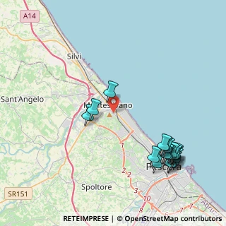 Mappa 65016 Montesilvano PE, Italia (5.26667)