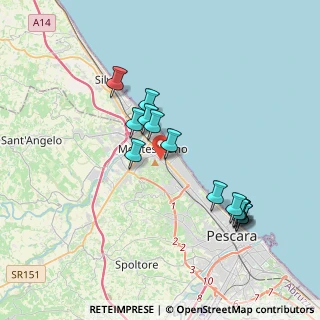 Mappa 65016 Montesilvano PE, Italia (3.74571)