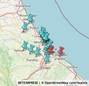 Mappa Oasi Montesilvano, 65015 Montesilvano PE, Italia (8.545)