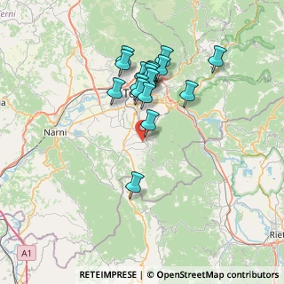 Mappa Vocabolo Montemaggio, 05039 Stroncone TR, Italia (6.67412)