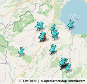 Mappa SR 312 CASTRENSE km 24, 01010 Cellere VT, Italia (7.7555)