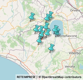 Mappa SR 312 CASTRENSE km 24, 01010 Cellere VT, Italia (9.10417)