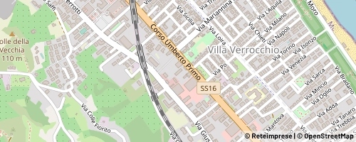 Mappa Montesilvano