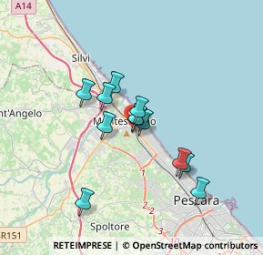 Mappa Via Gagarin, 65015 Montesilvano PE, Italia (2.71083)
