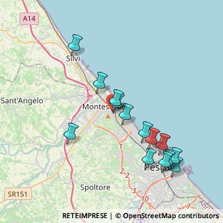 Mappa Via Gagarin, 65015 Montesilvano PE, Italia (4.22214)