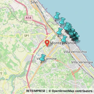 Mappa Via Fiume Samara, 65015 Montesilvano PE, Italia (2.278)