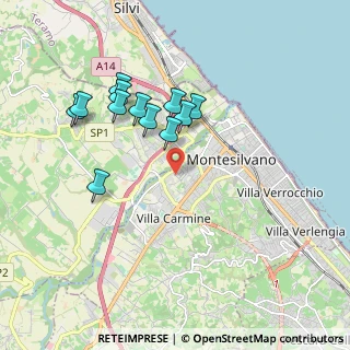 Mappa Via Fiume Samara, 65015 Montesilvano PE, Italia (1.8125)