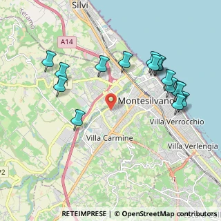 Mappa Via Fiume Samara, 65015 Montesilvano PE, Italia (2.29188)