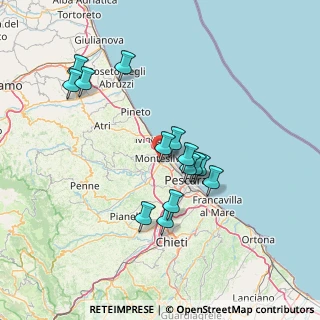Mappa Via Fiume Samara, 65015 Montesilvano PE, Italia (13.53786)