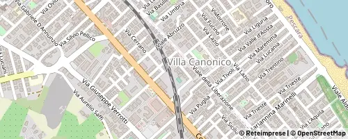 Mappa Montesilvano