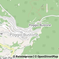 Mapa Poggio Bustone