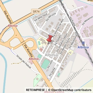 Mappa Via Stefano Raffei, 8, 58010 Albinia GR, Italia, 58015 Orbetello, Grosseto (Toscana)