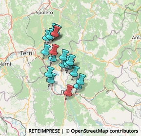Mappa Via Roma, 02018 Poggio Bustone RI, Italia (10.5485)