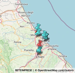 Mappa Via Costa, 65015 Montesilvano PE, Italia (8.28455)